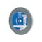 Pferd Unitized Wheel, 2SF, 3"x1/4"x1/4", 3 in Dia, 1/4 in W, 1/4 in Arbor Hole 48290 - alternate 1